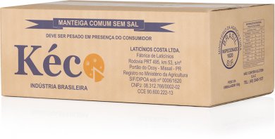 Manteiga Comum sem Sal - 5 kg